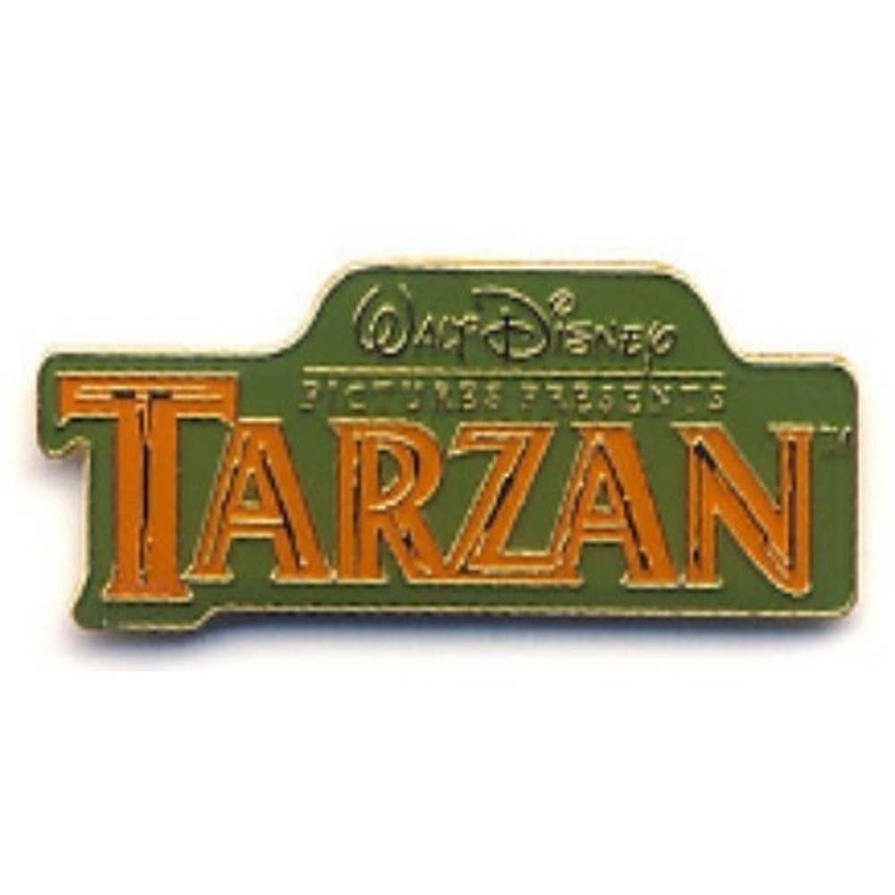 Disney‎ Pin Tarzan Movie Title DS Japan GWP Burroughs 7955
